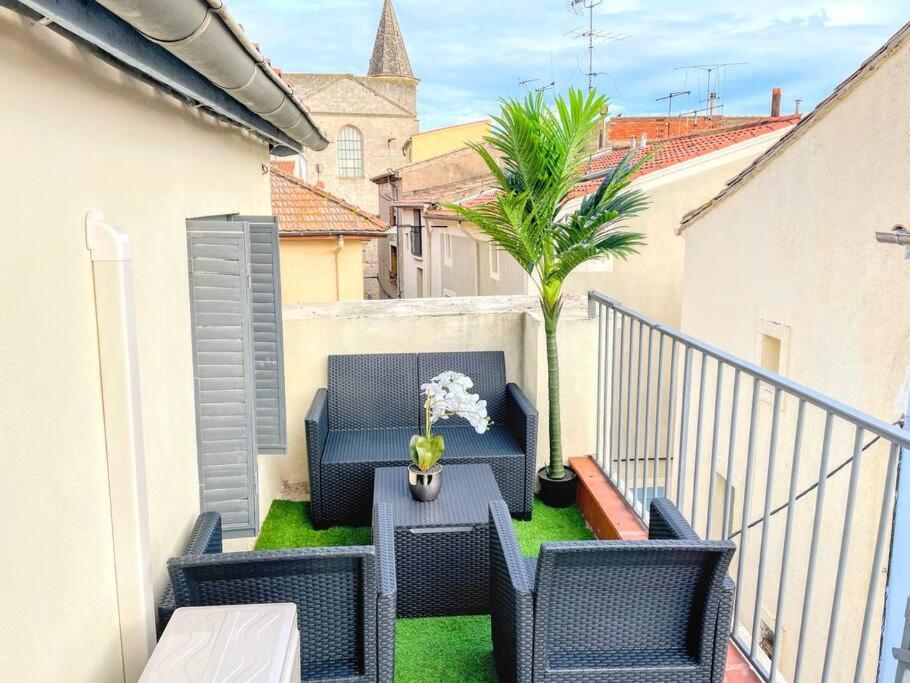 Studio Cosy - 2 Pers - Beziers - Centre - Terrasse - Clim Dış mekan fotoğraf