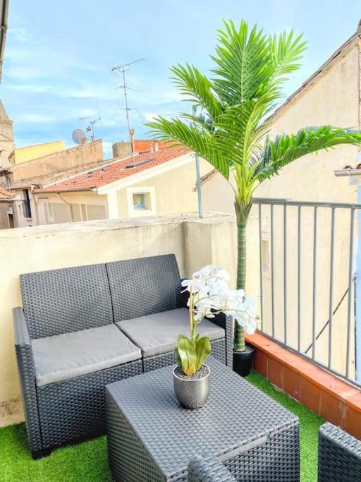 Studio Cosy - 2 Pers - Beziers - Centre - Terrasse - Clim Dış mekan fotoğraf