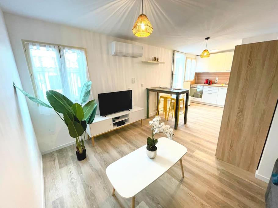 Studio Cosy - 2 Pers - Beziers - Centre - Terrasse - Clim Dış mekan fotoğraf